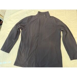 Duluth‎ Trading Co Coat Brown Stretch Nylon Work Jacket Performance Outerwear